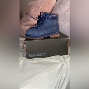 Toddler’s Timberland boots.